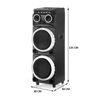 Imagen de Parlante Doble 12" Kolav LJ2216 Recargable Bluetooth