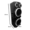 Imagen de Parlante Torre Doble 12" Kolav LJ2211 Recargable Bluetooth