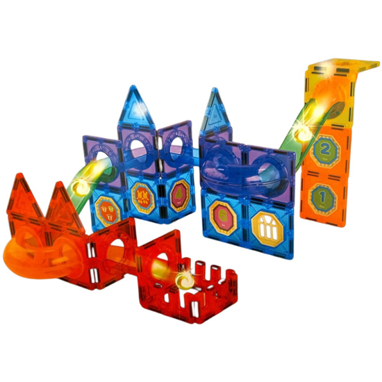 Imagen de Juego de bloques magnéticos Magic Tiles 75 piezas 7,5cm