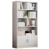 Imagen de Estantería Biblioteca 5 Niveles 2 Puertas 60x178cm Blanco