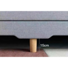 Imagen de Sillón Sofá Cama Plegable 2 Cuerpos Gris 180cm