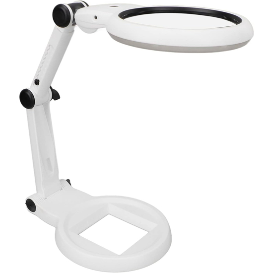 Imagen de Lupa con Luz LED, Soporte y Regla 4/8X