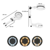 Imagen de Lupa con Luz LED, Soporte y Regla 4/8X