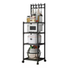 Imagen de Organizador Cocina Baño Repisa 4 Niveles con Ruedas 130cm