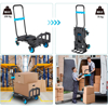 Imagen de Carro de Carga 2 en 1 Plegable Hasta 150Kg 4 Ruedas