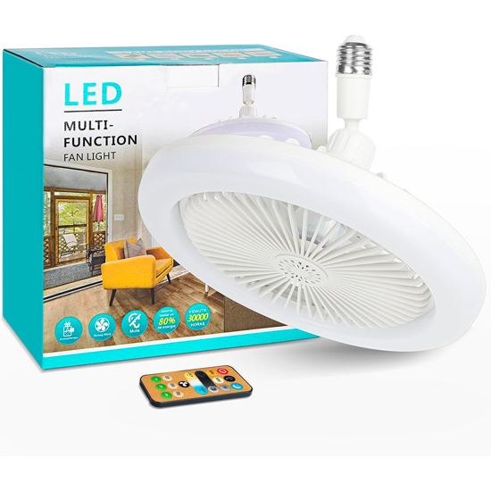 Imagen de Lampara LED con Ventilador Aromatizador 3 en 1