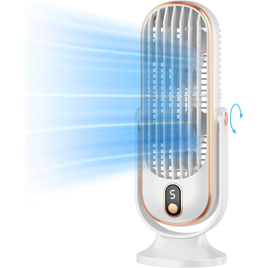 Imagen de Ventilador Torre Doble de Escritorio USB 5W