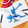 Imagen de Set Juego 60 Marcadores Doble Punta Colores Touch