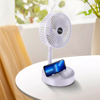 Imagen de Ventilador Extensible Recargable Con Soporte Para Celular