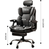 Imagen de Silla De Escritorio Ajustable Acolchonado Reclinable 014-15