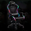 Imagen de Silla Gamer Led Rgb Con Control Reclinable Masaje Posabrazos