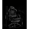 Imagen de Silla Gamer Led Rgb Con Control Reclinable Masaje Posabrazos