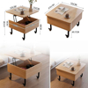 Imagen de Mesa Ratona Auxiliar con Elevación 55cm con Ruedas