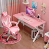 Imagen de Escritorio Metal y MDF Gamer 120x60cm Rosa