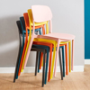 Imagen de Silla de Comedor con Respaldo Gris Mate