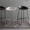 Imagen de Taburete Alto Negro Minimalista Industrial Hierro 85cm