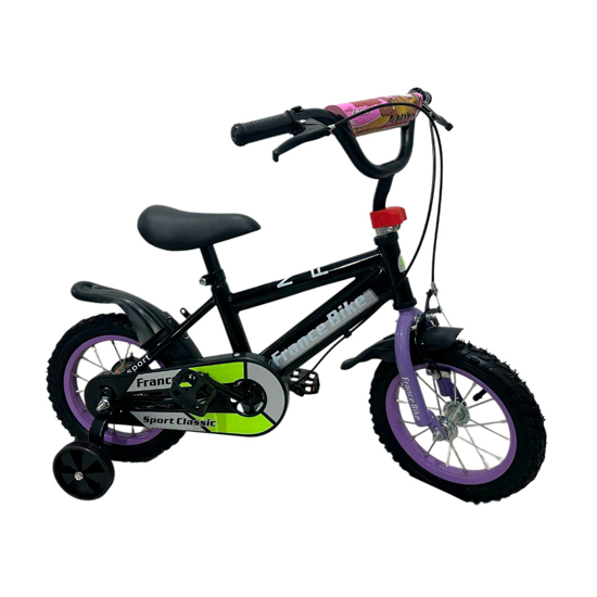 Imagen de Bicicleta Infantil Rodado 12 Violeta y Negro