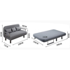 Imagen de Sofá Cama 2 Plazas 150cm Reclinable, Plegable con Almohadones