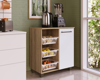 Imagen de Organizador De Cocina Miel Y Blanco 75x68x38cm