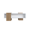 Imagen de Mesa Ratona Sense Blanca Y Miel 90x57.6x32.8cm