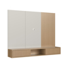 Imagen de Panel Para TV Miel Y Arena 2 Puertas 108x134.7x26.8cm