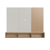 Imagen de Panel Para TV Miel Y Arena 2 Puertas 108x134.7x26.8cm
