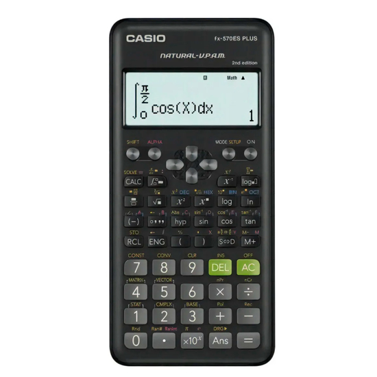 Imagen de Calculadora Casio FX-991ES PLUS 2da Gen