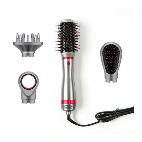 Imagen de Cepillo Secador 4 Cabezales Intercambiables YZM-8018 1000W