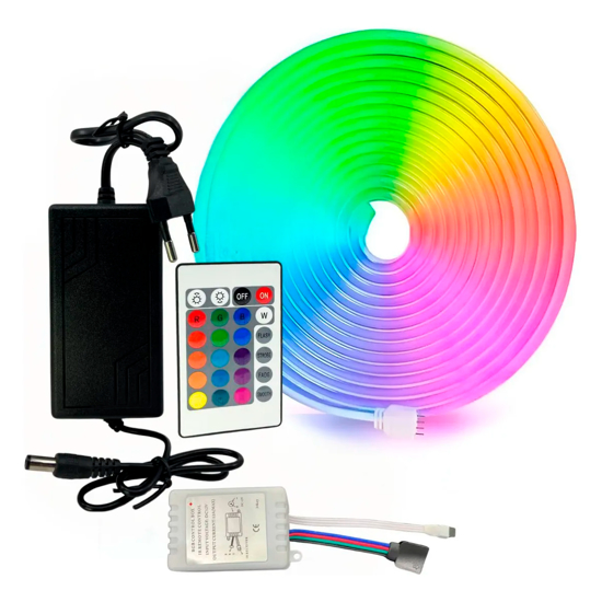 Imagen de Tira De Neon 5 Metros RGB