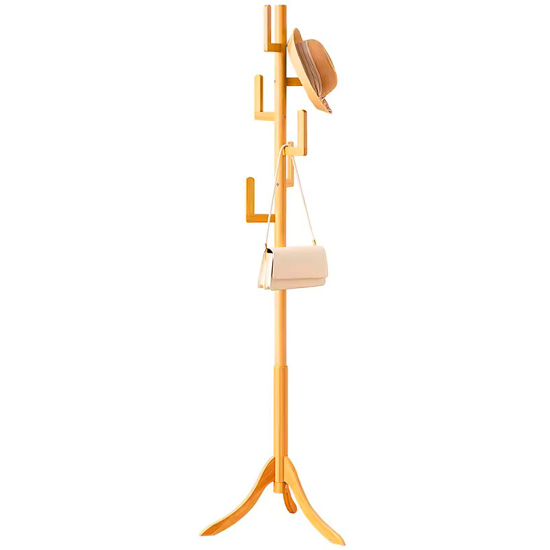 Imagen de Perchero Bambú 6 pinchos 174cm Color Natural