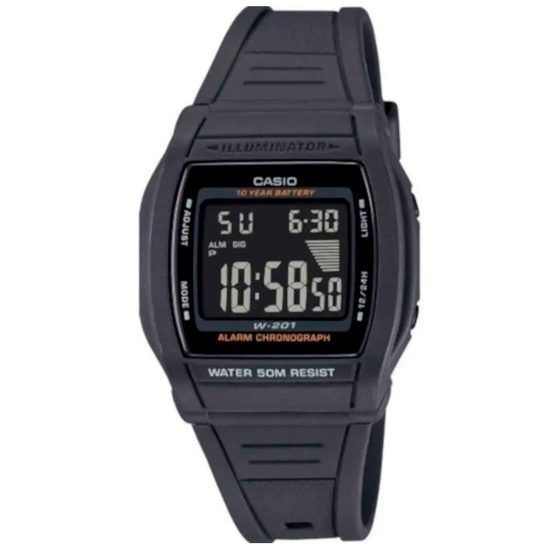 Imagen de Reloj Casio W-201-1B