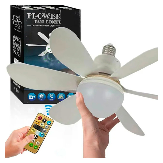 Imagen de Ventilador de Techo con Luz y Control 42cm 30W