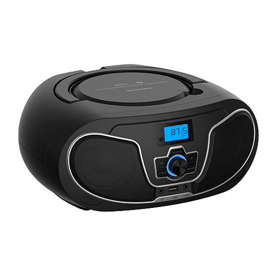 Imagen de Radio y Reproductor de CD Philips TAZ3300 Negro