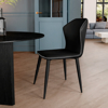 Imagen de Silla de Comedor con Respaldo Color Negro