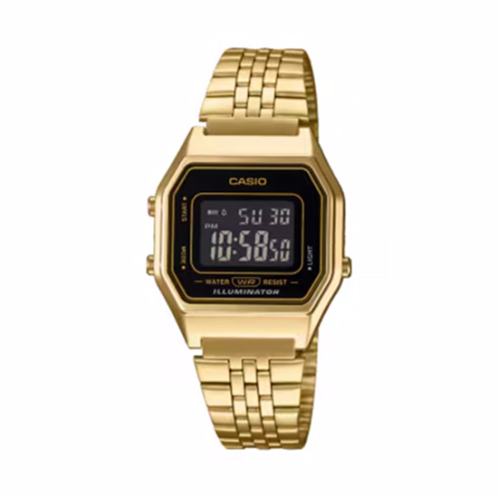 Imagen de Reloj  Mujer Casio LA-680WGA-1B Dorado