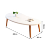 Imagen de Mesa De Centro Minimalista MDF 80x40x42cm