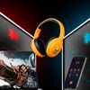 Imagen de Auriculares Bluetooth Transformers TF-G06 Amarillo