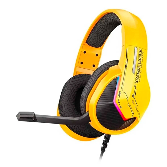 Imagen de Auriculares Cableados Transformers TF-G15 Amarillo