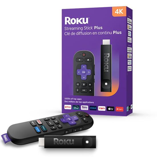 Imagen de Tv Stick Roku Streaming 3840 con Control Remoto