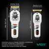Imagen de Combo Barbería VGR Cortapelo y Patillera