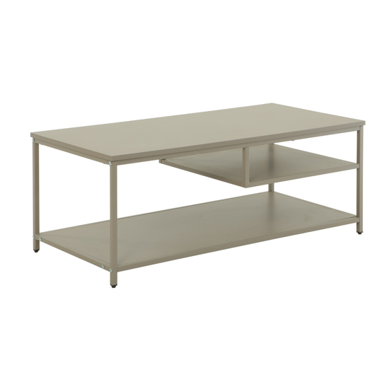 Imagen de Ratona Industrial MDF y Metal 100x50 Cm Con Estantes Mövi