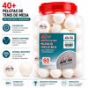 Imagen de Pelotas de ping pong ABS x60 AURORA