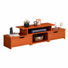 Imagen de Rack TV 4 Cajones MDF 94-138 cm Color Cedro