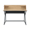 Imagen de Escritorio Industrial De Madera Hierro Con Estantes 120cm