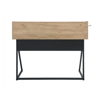 Imagen de Escritorio Industrial De Madera Hierro Con Estantes 120cm