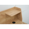 Imagen de Escritorio Industrial De Madera Hierro Con Estantes 120cm