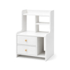 Imagen de Mesa de Luz MDF con 2 Cajones y Estantes 50cm Mövi