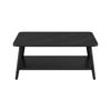 Imagen de Mesa de Centro Ratona con Estante 80cm Negra Mövi