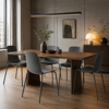 Imagen de Silla Polipropileno con Base de Metal Minimalista Mövi
