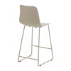 Imagen de Taburete Alto Minimalista con Respaldo y Base de Hierro Mövi